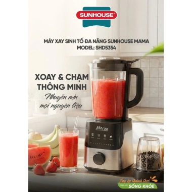 Máy Xay Sinh Tố Đa Năng SUNHOUSE SHD5.323 - Bảo Hành 12 Tháng, Giá Ưu Đãi 749.000₫ Máy Xay Sinh Tố Đa Năng SUNHOUSE SHD5.323 - Bảo Hành 12 Tháng, Giá Ưu Đãi 749.000₫