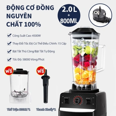 Máy Xay Sinh Tố Đa Năng VBELL EPCP-G010R 2 Cối 3.800W - Công Nghiệp, Giá 256.000₫ 10 Máy Xay Sinh Tố Đa Năng VBELL EPCP-G010R 2 Cối 3.800W - Công Nghiệp, Giá 256.000₫ 10