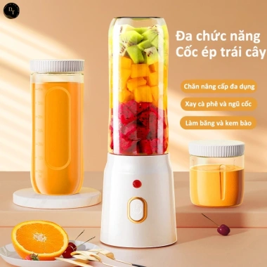 Máy Xay Sinh Tố Di Động Sạc Lại, Máy Ép Trái Cây Nhỏ Tự Động Giá 175.000 VNĐ