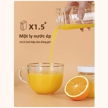 Máy Xay Sinh Tố Di Động Sạc Lại, Máy Ép Trái Cây Nhỏ Tự Động Giá 175.000 VNĐ