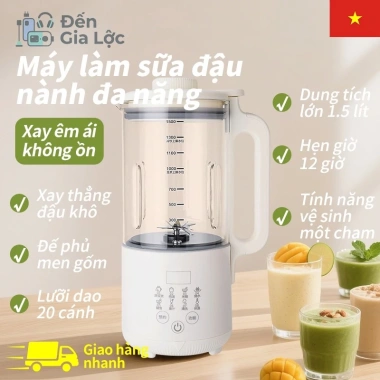 Máy xay sinh tố gia đình tự động yên tĩnh làm sữa đậu nành và ép trái cây 689.999₫