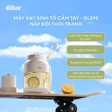 Máy xay sinh tố Gilux mini gọn, chính hãng, bảo hành 12 tháng, giảm còn 479k 6