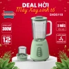 Máy xay sinh tố Happy Time HTD5.113G 350W - Màu xanh, công suất mạnh, giá 1.000.000đ