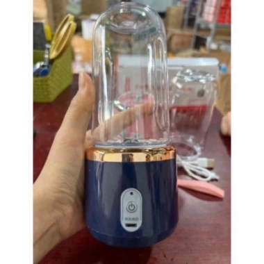 Máy Xay Sinh Tố Juicing Cup 300ml Cầm Tay 6 Lưỡi 2 Cối Pin USB Siêu Tiện Lợi Giá 115k 5