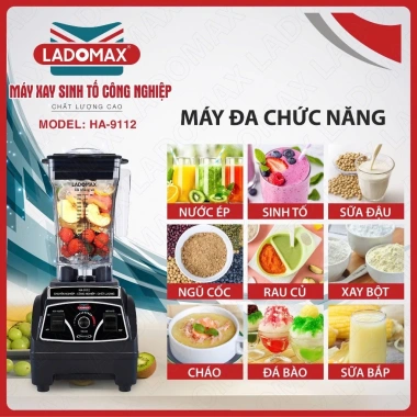 Máy Xay Sinh Tố Ladomax HA-9.112 1.860W – Bền Bỉ, 2.02 Triệu cho Quán Cà Phê, Nhà Hàng 9 Máy Xay Sinh Tố Ladomax HA-9.112 1.860W – Bền Bỉ, 2.02 Triệu cho Quán Cà Phê, Nhà Hàng 9