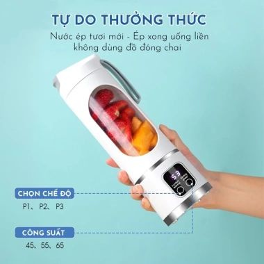 Máy Xay Sinh Tố MEEVIDA 450ml 12 lưỡi dao không gỉ, xay đá nhuyễn, hoa quả mạnh 199.000đ 4