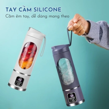 Máy Xay Sinh Tố MEEVIDA 450ml 12 lưỡi dao không gỉ, xay đá nhuyễn, hoa quả mạnh 199.000đ 9