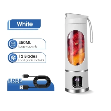 Máy Xay Sinh Tố MEEVIDA 450ml 12 lưỡi dao không gỉ, xay đá nhuyễn, hoa quả mạnh 199.000đ 10