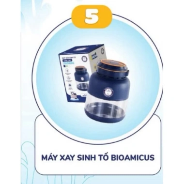 Máy xay sinh tố mini cầm tay Bioamicus tích pin sạc, mạnh mẽ, giá chỉ 109.000₫ 4
