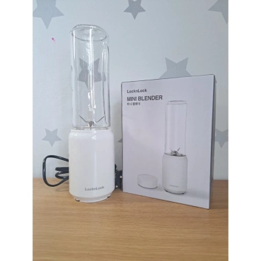 Máy Xay Sinh Tố Mini LocknLock 280ml 150W Lưỡi Xay Sắc Bén, EJM433WHT, Giá 374.550₫