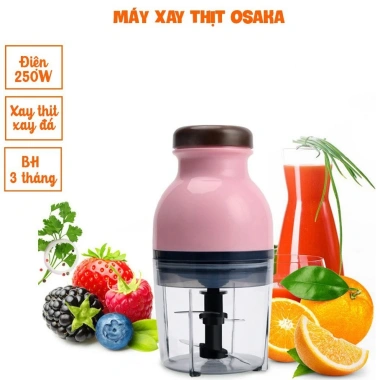 Máy xay sinh tố Osaka nắp nâu - Xay thịt, đá, công suất mạnh, giá 135.000 VND