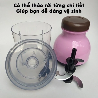 Máy xay sinh tố Osaka nắp nâu - Xay thịt, đá, công suất mạnh, giá 135.000 VND