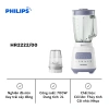 Máy Xay Sinh Tố PHILIPS 700W HR2.223/HR2.222/HR2.221 - Xay đa năng, nghiền đá, trái cây, thịt, chỉ 1.049.000₫ 10
