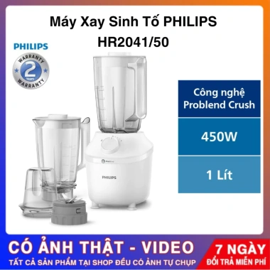 Máy Xay Sinh Tố Philips Hàng Chính Hãng, Bảo Hành 24 Tháng, Giá 590.000₫