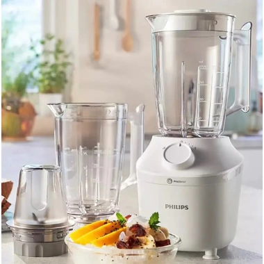 Máy Xay Sinh Tố Philips HR2.041 450W - 2 Cối Lớn 1 Cối Nhỏ, Hàng Chính Hãng, Giảm Giá 619k