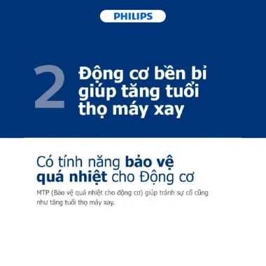 Máy xay sinh tố Philips HR2.221/00 700W - 5 tốc độ, nghiền đá non, BH 24 tháng, giảm giá 15% 8 Máy xay sinh tố Philips HR2.221/00 700W - 5 tốc độ, nghiền đá non, BH 24 tháng, giảm giá 15% 8