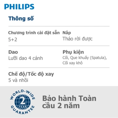 Máy xay sinh tố Philips HR2.221/00 700W xay mịn đá - Hàng chính hãng, BH 2 năm, 999.000₫ 5 Máy xay sinh tố Philips HR2.221/00 700W xay mịn đá - Hàng chính hãng, BH 2 năm, 999.000₫ 5
