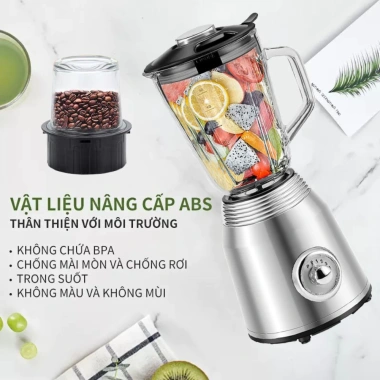 Máy xay sinh tố SOKANY 800W - 2 bộ cối dao đa năng, xay hoa quả nhanh, giá ưu đãi 718.000₫