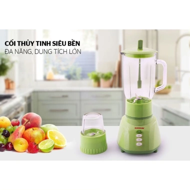 Máy xay sinh tố SUNHOUSE SHD5.112 350W 1L, 4 lưỡi inox 304, đa năng, giá tốt 508.560 VND