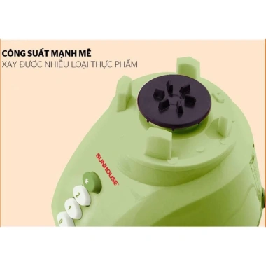 Máy xay sinh tố SUNHOUSE SHD5.112 350W 1L, 4 lưỡi inox 304, đa năng, giá tốt 508.560 VND