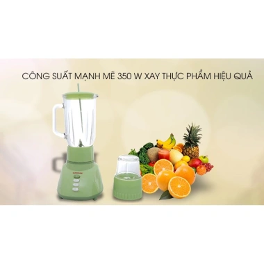 Máy Xay Sinh Tố Sunhouse SHD5.112 350W - 2 Cối Thủy Tinh, Bảo Hành 12 Tháng, Giá chỉ 410.000₫