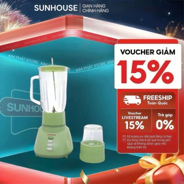 Máy xay sinh tố Sunhouse SHD5.112 350W Cối thủy tinh bảo hành 1 năm giá 450.000 VND