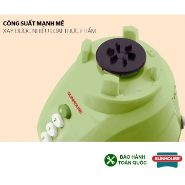 Máy xay sinh tố Sunhouse SHD5.112 công suất lớn, xay đá, thịt, rau củ, BH 1 đổi 1 6 Máy xay sinh tố Sunhouse SHD5.112 công suất lớn, xay đá, thịt, rau củ, BH 1 đổi 1 6