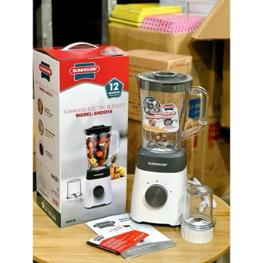 Máy xay sinh tố Sunhouse SHD5.114/SHD5.112 2 cối, bảo hành 12 tháng, giá 455.000 VND