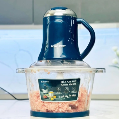 Máy xay sinh tố & thịt Kalite KM355 300W, 2 cối thủy tinh, bảo hành 24 tháng, 558.000đ