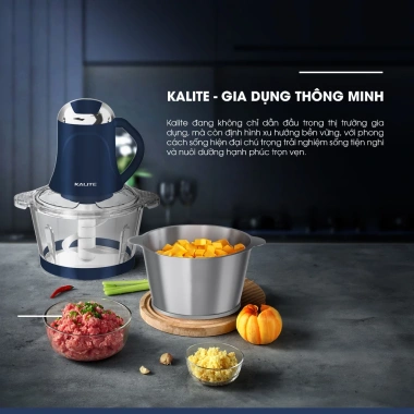 Máy xay sinh tố & thịt Kalite KM355 300W, 2 cối thủy tinh, bảo hành 24 tháng, 558.000đ