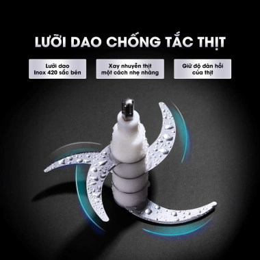 Máy xay sinh tố & thịt Kalite KM355 300W, 2 cối thủy tinh, bảo hành 24 tháng, 558.000đ