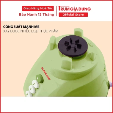 Máy xay sinh tố thủy tinh Sunhouse SHD5.112 Cối xay đa năng, dễ vệ sinh, bảo hành 12 tháng, giá 435.000 VND 6 Máy xay sinh tố thủy tinh Sunhouse SHD5.112 Cối xay đa năng, dễ vệ sinh, bảo hành 12 tháng, giá 435.000 VND 6