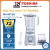 Máy Xay Sinh Tố Toshiba MX-60T 600W 1.5L - 2 Cối Lưỡi Dao Inox, Hàng Chính Hãng, Giá Ưu Đãi 699.000₫