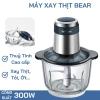 Máy xay thịt 2L Bear QSJ-C03M1 cối thủy tinh, trục dao 4 lưỡi sắc bén, hàng cao cấp - Giá 415.000đ 2
