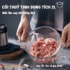Máy xay thịt 2L Bear QSJ-C03M1 cối thủy tinh, trục dao 4 lưỡi sắc bén, hàng cao cấp - Giá 415.000đ 7