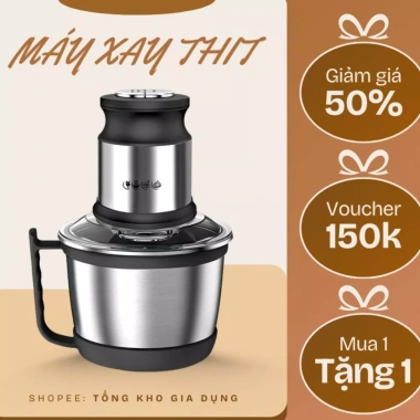 Máy xay thịt 3L SOKANY SK-7.027 INOX 800W xay nhuyễn mọi thực phẩm, giá 499.000₫