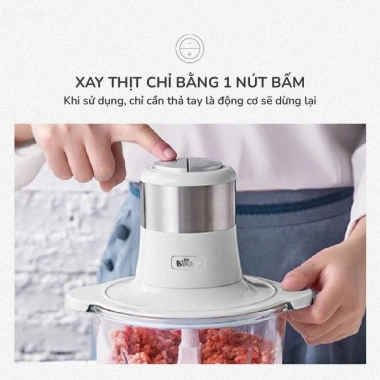 Máy xay thịt Bear 2L SB-MA02L 300W - 2 chế độ xay, giảm giá 21% 6