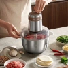 Máy xay thịt Bear QSJ-L05H7 500W, cối xay INOX 2.6L đa năng, giảm giá 869k 2