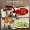 Máy xay thịt Bear QSJ-L05H7 inox 2.6L 500W đa năng, xay rau củ & sinh tố - Giá 869.000₫ 6