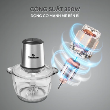Máy Xay Thịt BlueStone CHB-5.145 2L 350W 2 Lưỡi Dao Kép Cối Thủy Tinh - Xay Mạnh An Toàn - BH 2 Năm - Giá 689.000đ 4 Máy Xay Thịt BlueStone CHB-5.145 2L 350W 2 Lưỡi Dao Kép Cối Thủy Tinh - Xay Mạnh An Toàn - BH 2 Năm - Giá 689.000đ 4