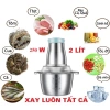 Máy xay thịt cá giò chả inox đa năng 4 lưỡi 2L - BH 1 năm - 299.000₫ 8