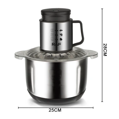 Máy xay thịt cá thực phẩm RAF 1.000W cối inox 5L - Giá ưu đãi 439.000 VND 2