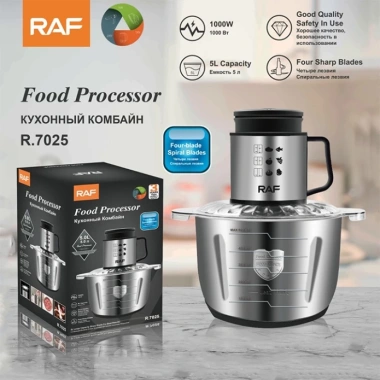 Máy xay thịt cá thực phẩm RAF 1.000W cối inox 5L - Giá ưu đãi 439.000 VND 7