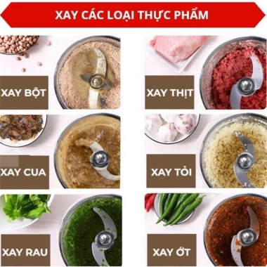 Máy xay thịt cá thực phẩm RAF 1.000W cối inox 5L - Giá ưu đãi 439.000 VND 9