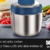 Máy xay thịt chà bông bóc tỏi 500W SK-7.030 kèm 3 cối xay - Siêu nhuyễn, giảm giá 611k