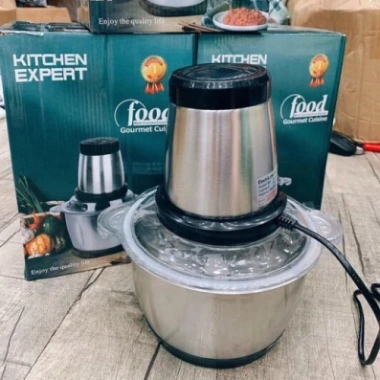 Máy Xay Thịt Cối Inox 304 4 Lưỡi 250W - Xay Sinh Tố Thực Phẩm Đa Năng 155.821₫