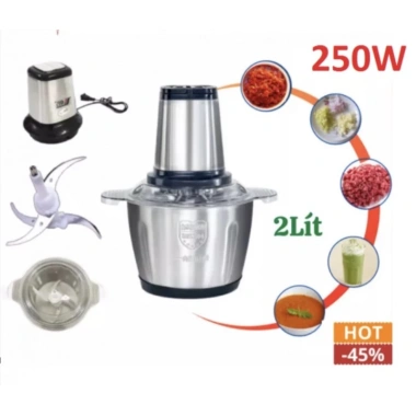 Máy Xay Thịt Cối Inox 304 4 Lưỡi 250W - Xay Sinh Tố Thực Phẩm Đa Năng 155.821₫ 4 Máy Xay Thịt Cối Inox 304 4 Lưỡi 250W - Xay Sinh Tố Thực Phẩm Đa Năng 155.821₫ 4