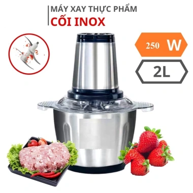Máy Xay Thịt Cối Inox 304 4 Lưỡi 250W - Xay Sinh Tố Thực Phẩm Đa Năng 155.821₫ 7 Máy Xay Thịt Cối Inox 304 4 Lưỡi 250W - Xay Sinh Tố Thực Phẩm Đa Năng 155.821₫ 7