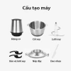 Máy Xay Thịt Cối Inox 304 Cao Cấp 4 Lưỡi 250W - Siêu Khỏe, Dễ Dùng, Giá Ưu Đãi 158.000 6