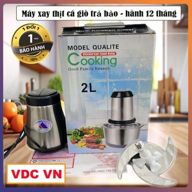 Máy Xay Thịt Cối Inox GENKI 304 - Không Rỉ Sét, Xoay Nhuyễn Rau Củ, Tặng 1 Lưỡi Dao, Giá Ưu Đãi 299k 2 Máy Xay Thịt Cối Inox GENKI 304 - Không Rỉ Sét, Xoay Nhuyễn Rau Củ, Tặng 1 Lưỡi Dao, Giá Ưu Đãi 299k 2